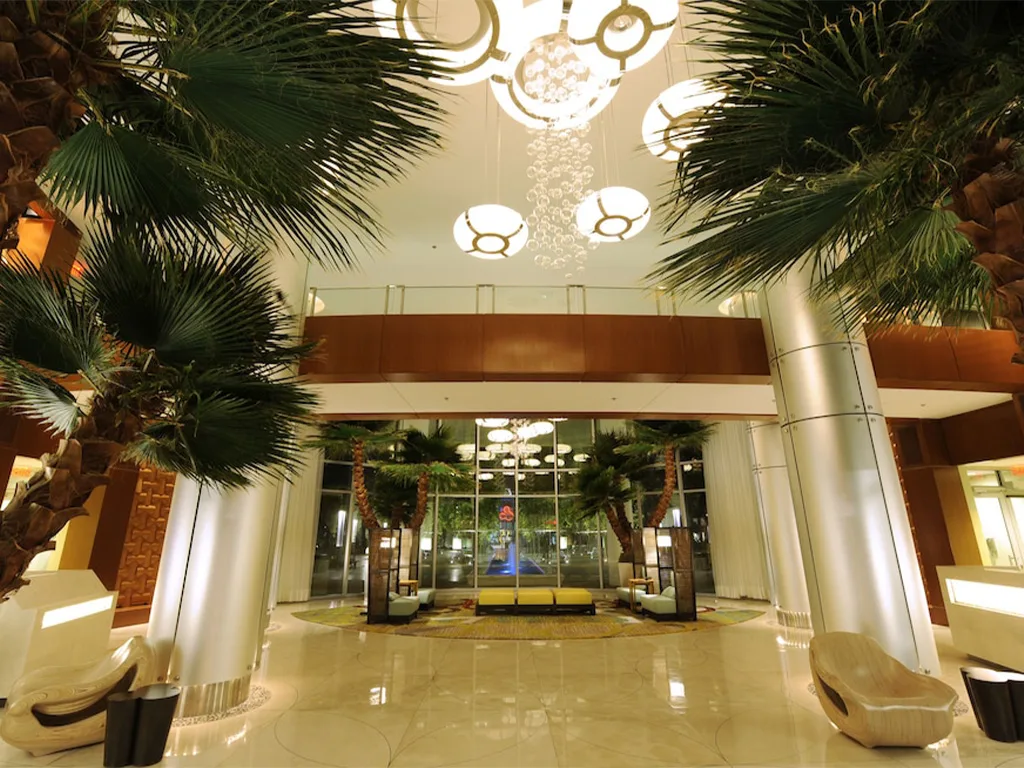 Magical October: Your Guide to Vacationing at Bay Lake Tower Bay Lake Tower Lobby