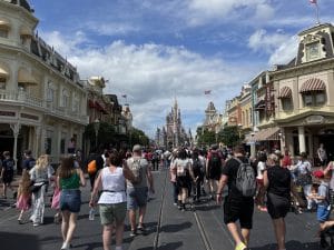 Walking At Magic Kingdom - Disney Vacation Club